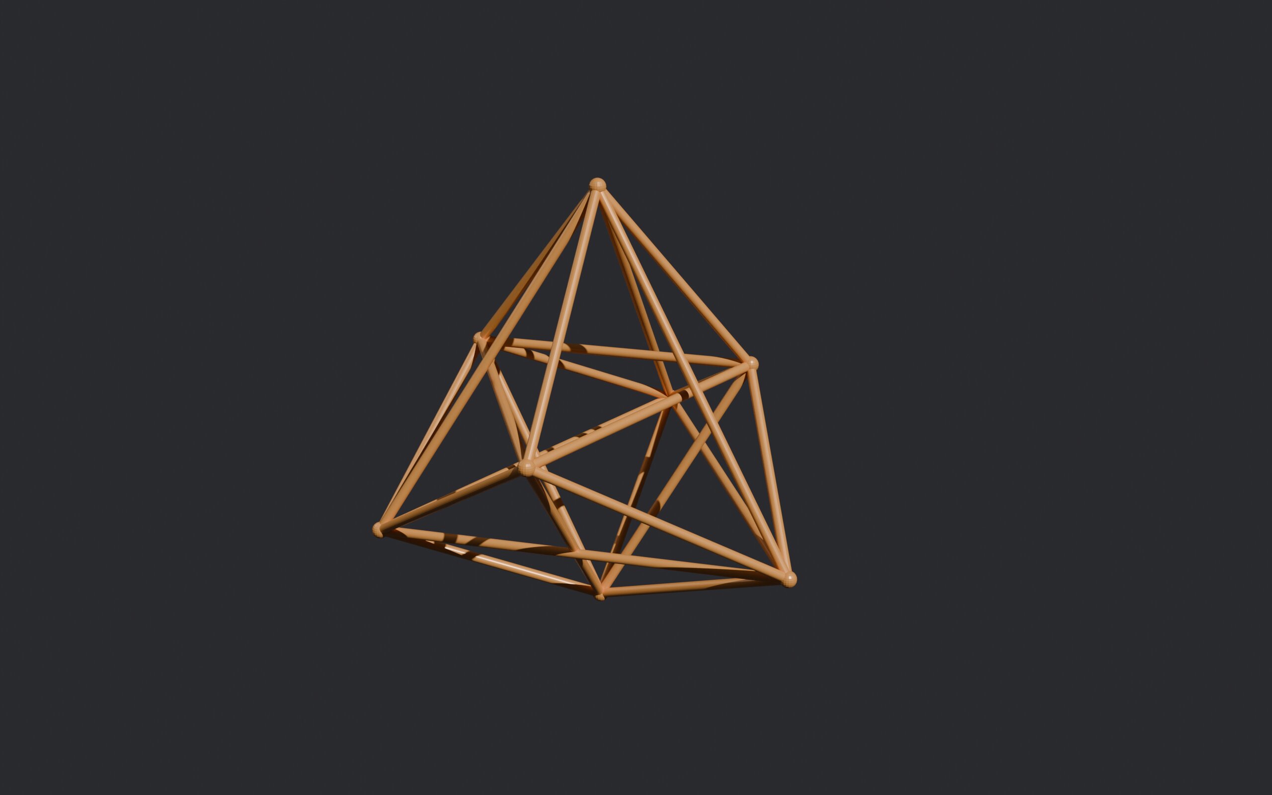 16-cell (polytope croisé) — 8 sommets, 24 arêtes