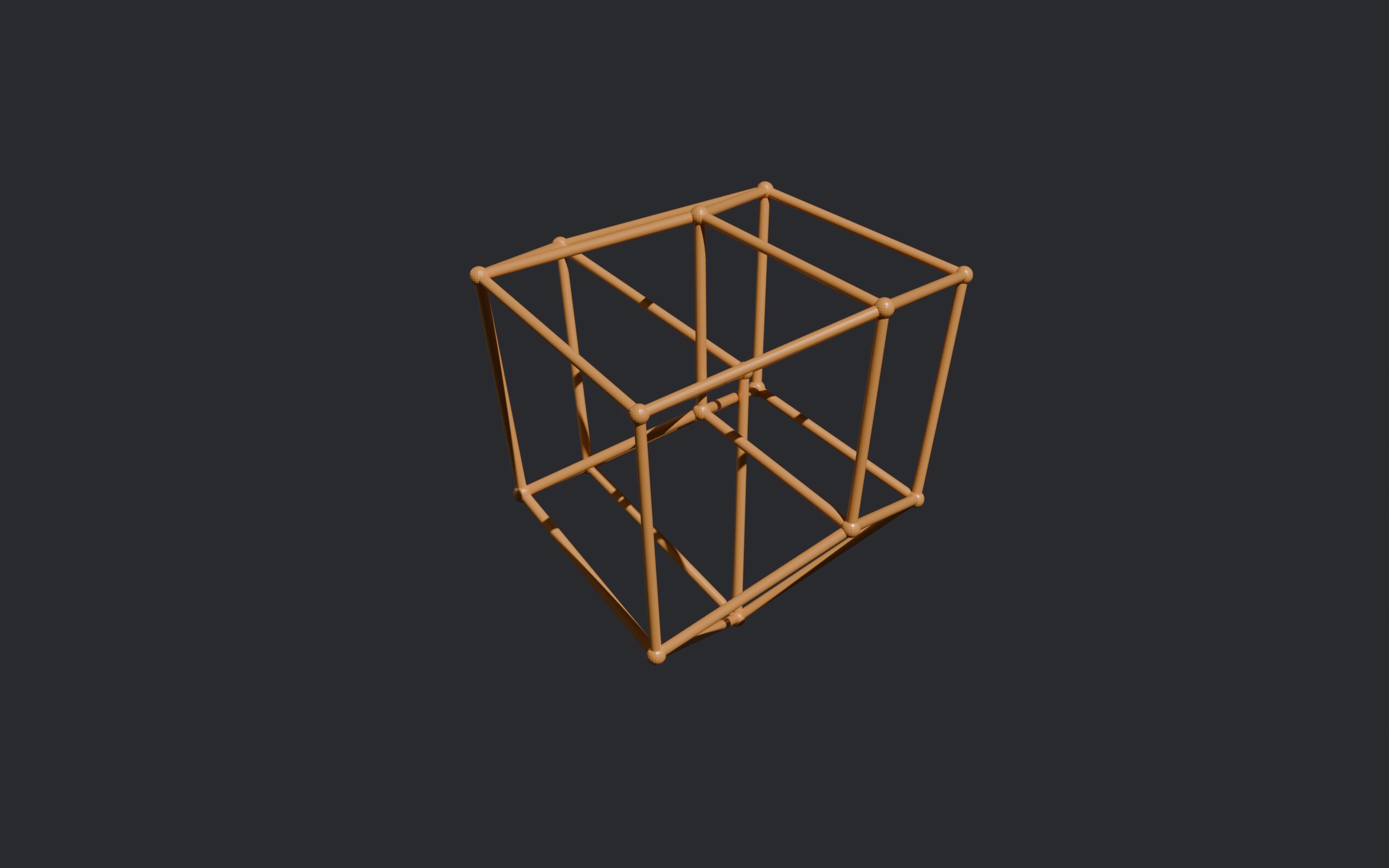 8-cell (tesseract) — 16 sommets, 32 arêtes