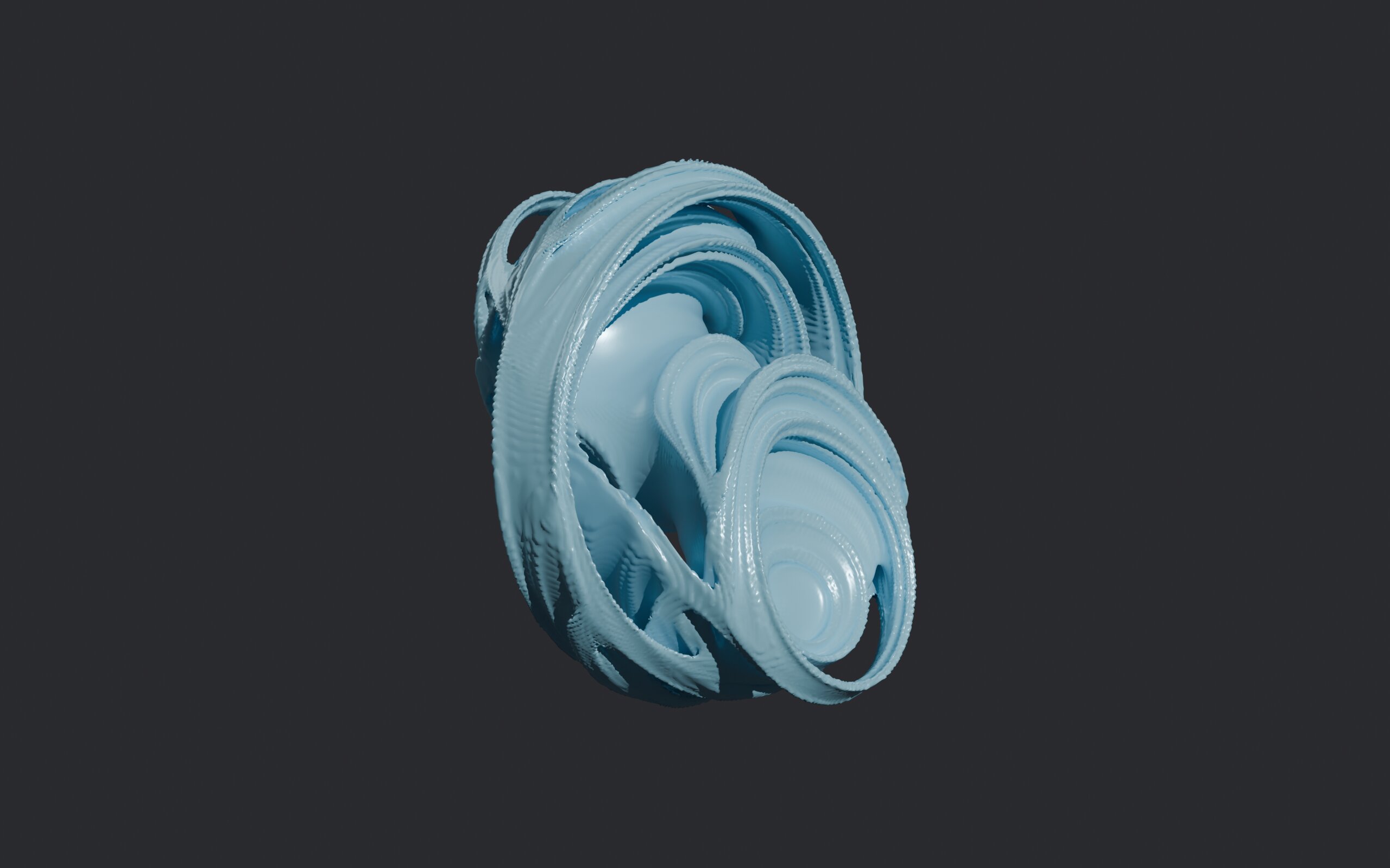 Julia quaternionique — c = (-0.162, 0.163, 0.56, -0.599)